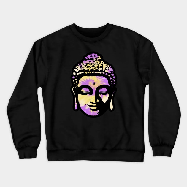 Buddha Face Crewneck Sweatshirt by marieltoigo